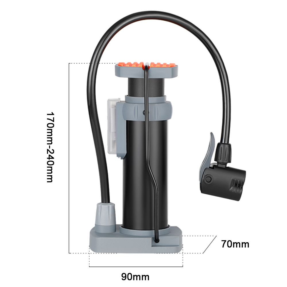 Bike Pump 120PSI High Pressure Air Pump Portable MTB Road