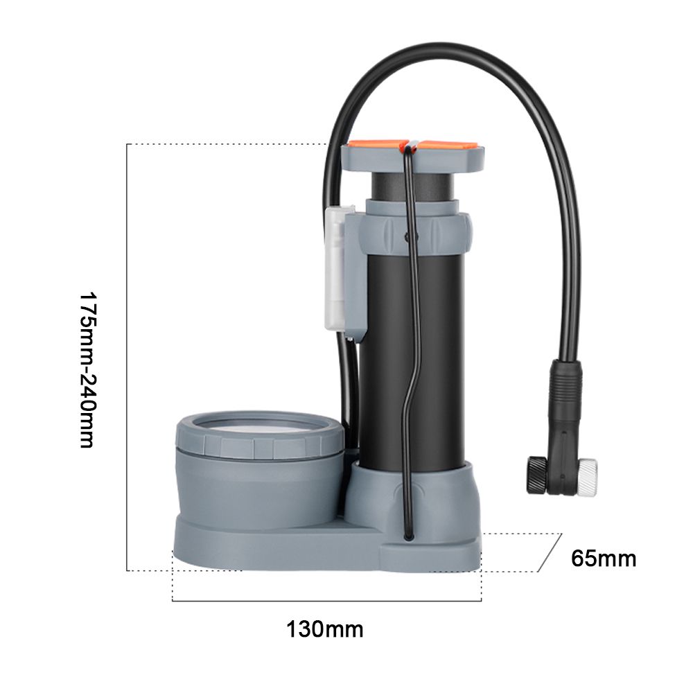 Bike Pump 120PSI High Pressure Air Pump Portable MTB Road