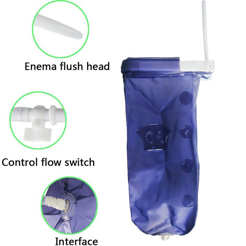 Reusable Foldable Unisex Enema Bag   Douche
