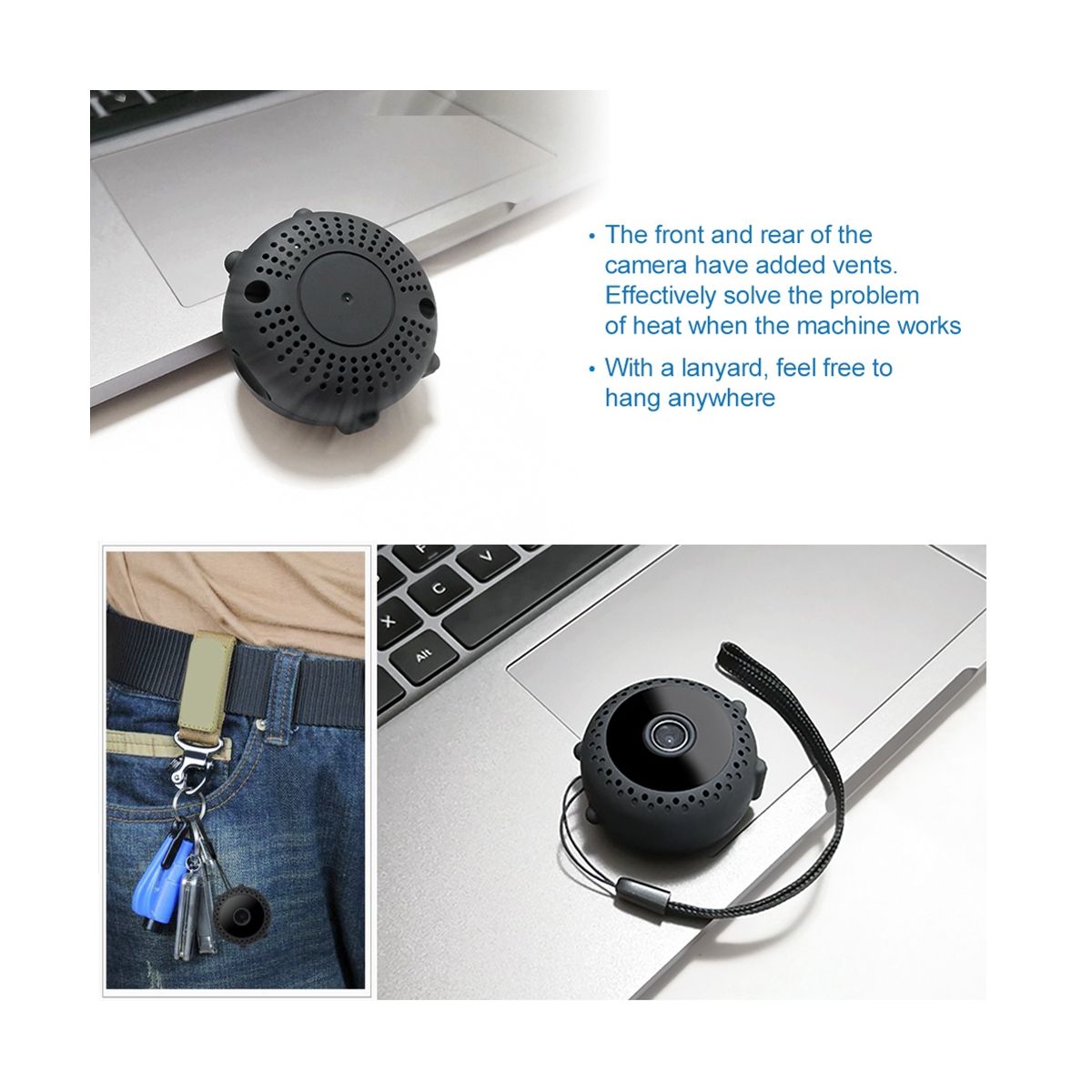 4K Mini WIFI Camera Night Vision Video Recorder Wireless