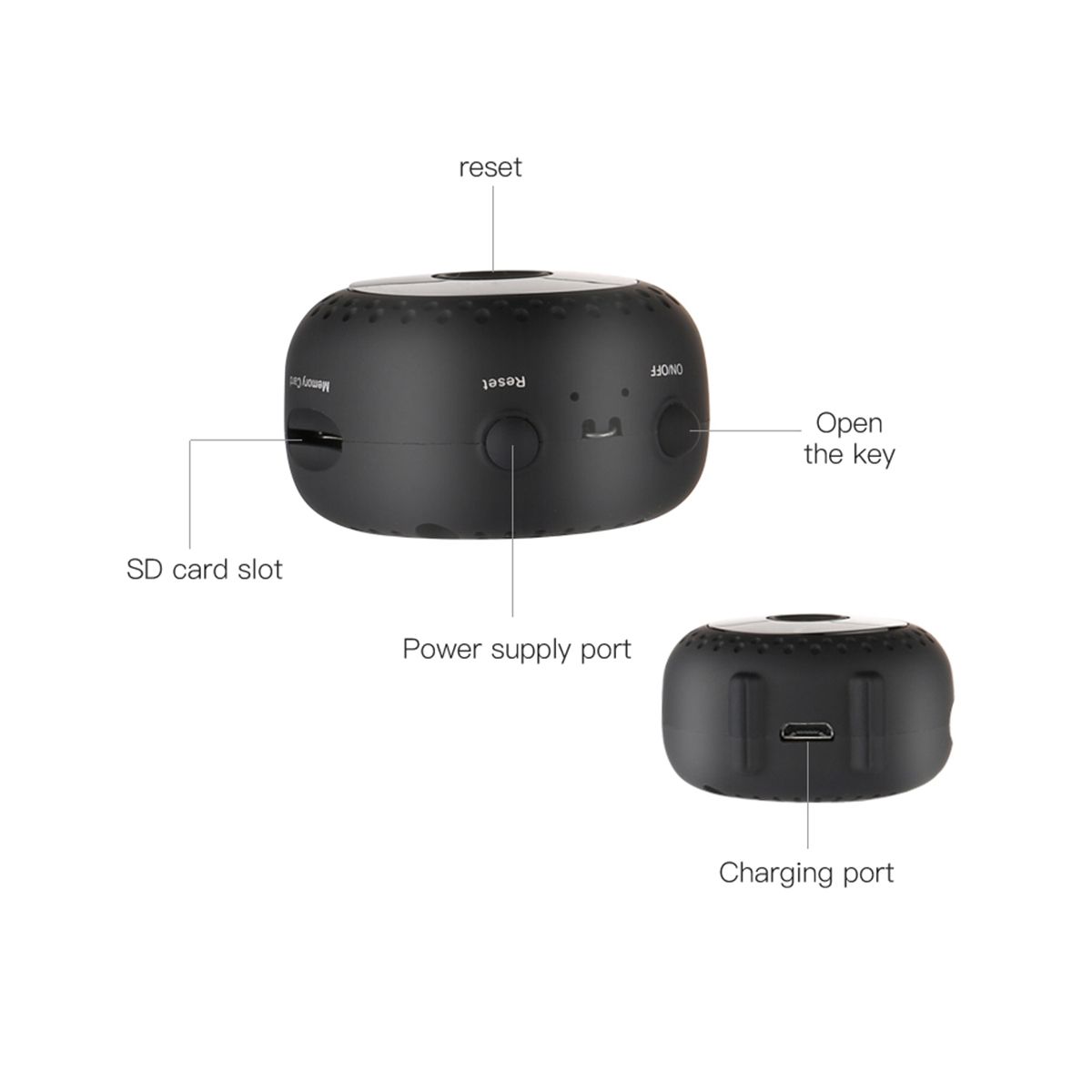 4K Mini WIFI Camera Night Vision Video Recorder Wireless
