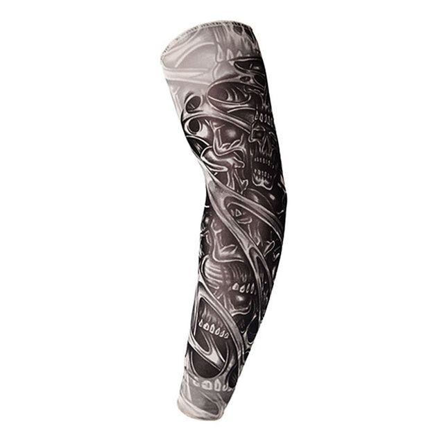 Nylon Temporary Tattoo Sleeve Arm Stockings Tatoo For Men W