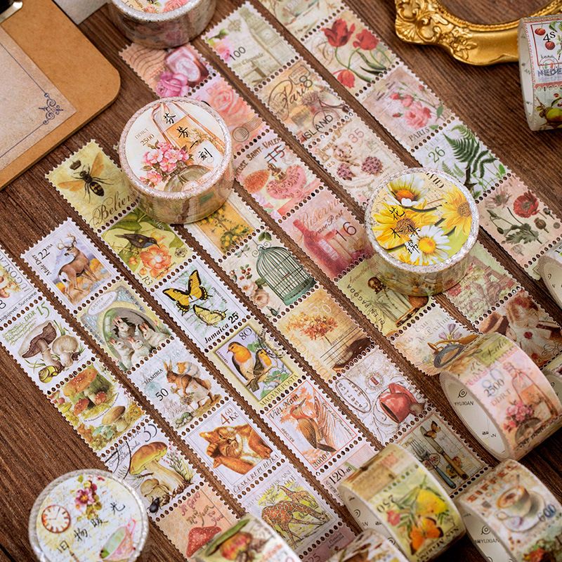 10set 1lot Washi Masking Tapes Literary Plant Decorative