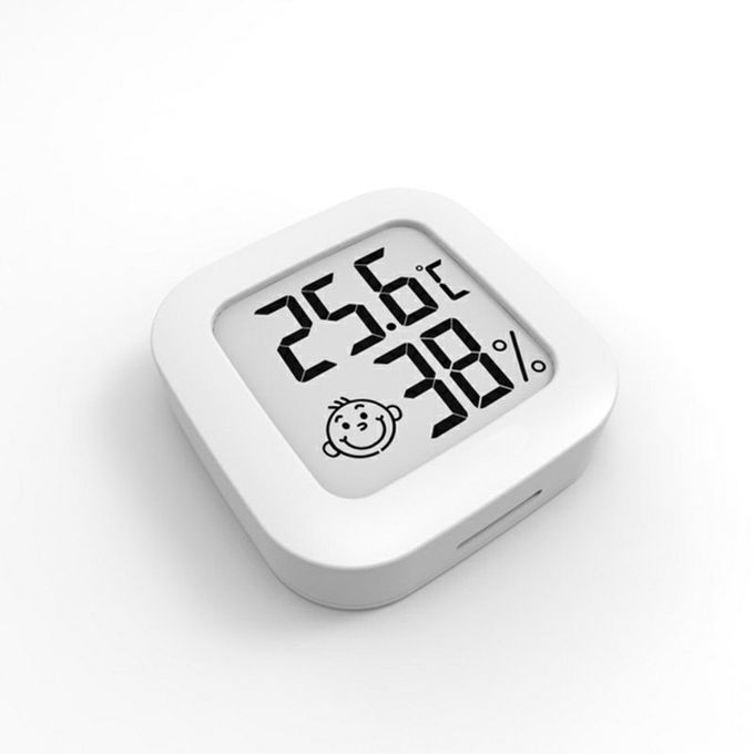 Indoor   Digital L D Temperature  R Humidity Meter  -white