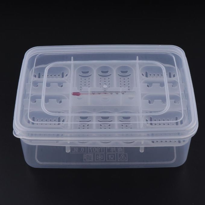 16 Eggs Lizard Egg Incubation Breeding Box Nursery With