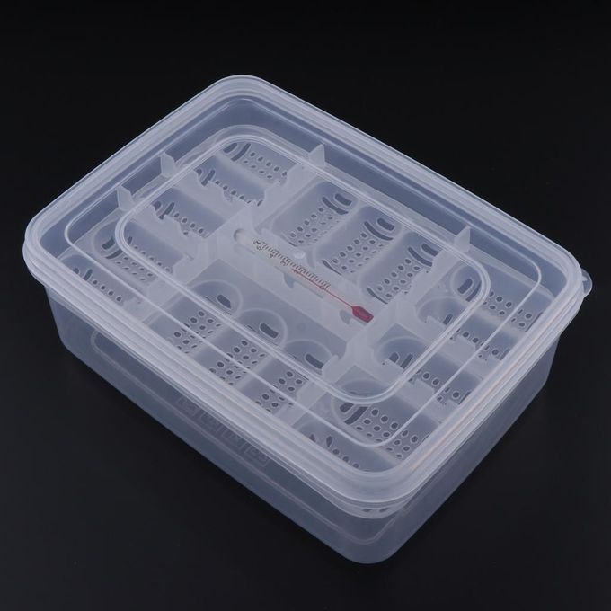 16 Eggs Lizard Egg Incubation Breeding Box Nursery With