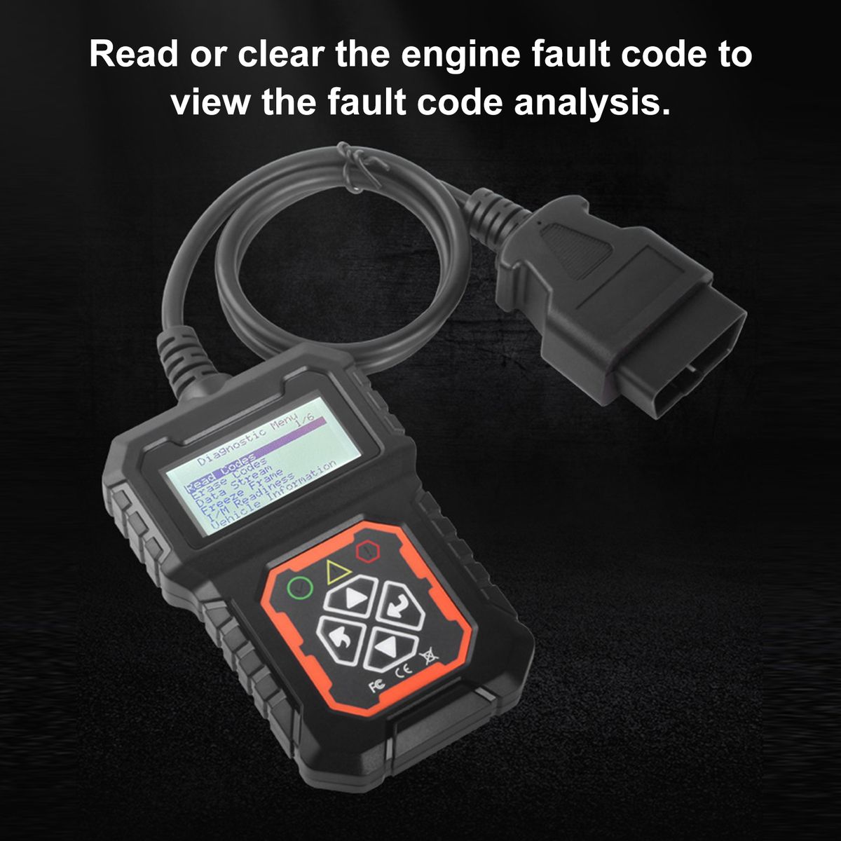 OBDII Scanner Check Engine Fault Code Reader Full OBDII