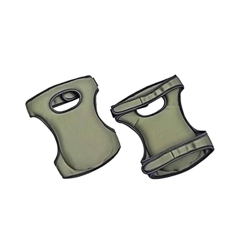 Dark Green Adjustable Straps Gardening Knee Pads Home