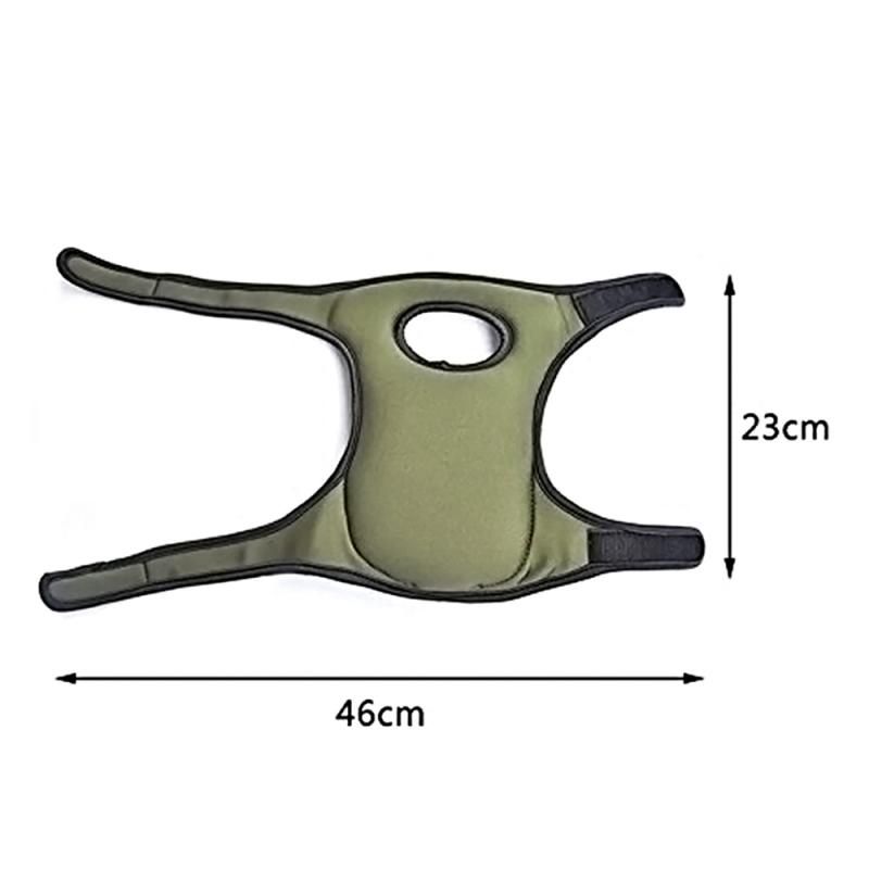 Dark Green Adjustable Straps Gardening Knee Pads Home