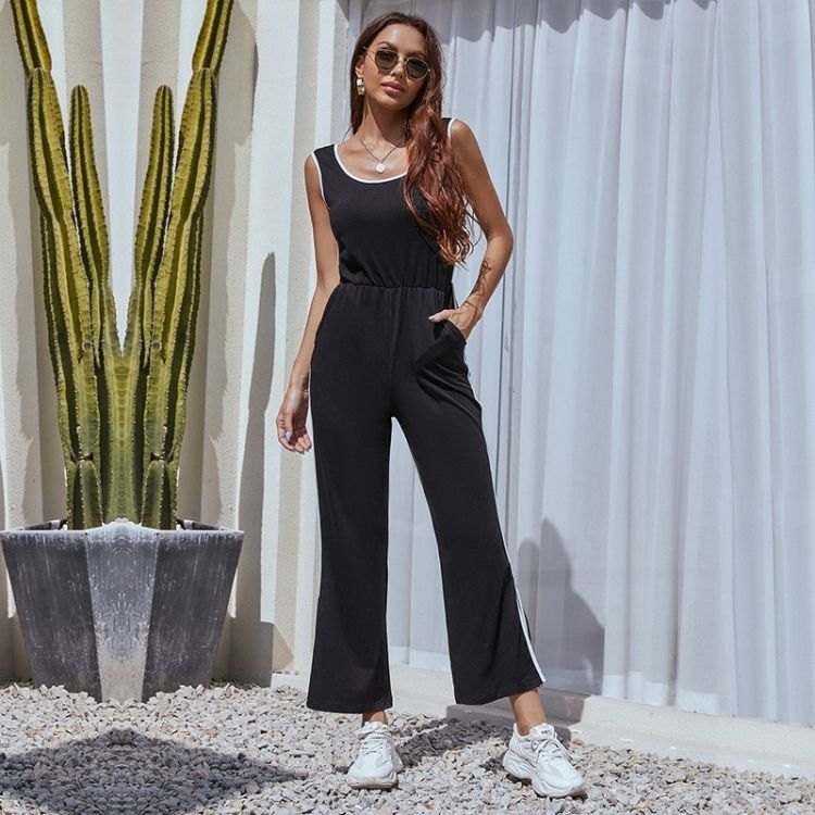 Vest-type Casual Loose Jumpsuit