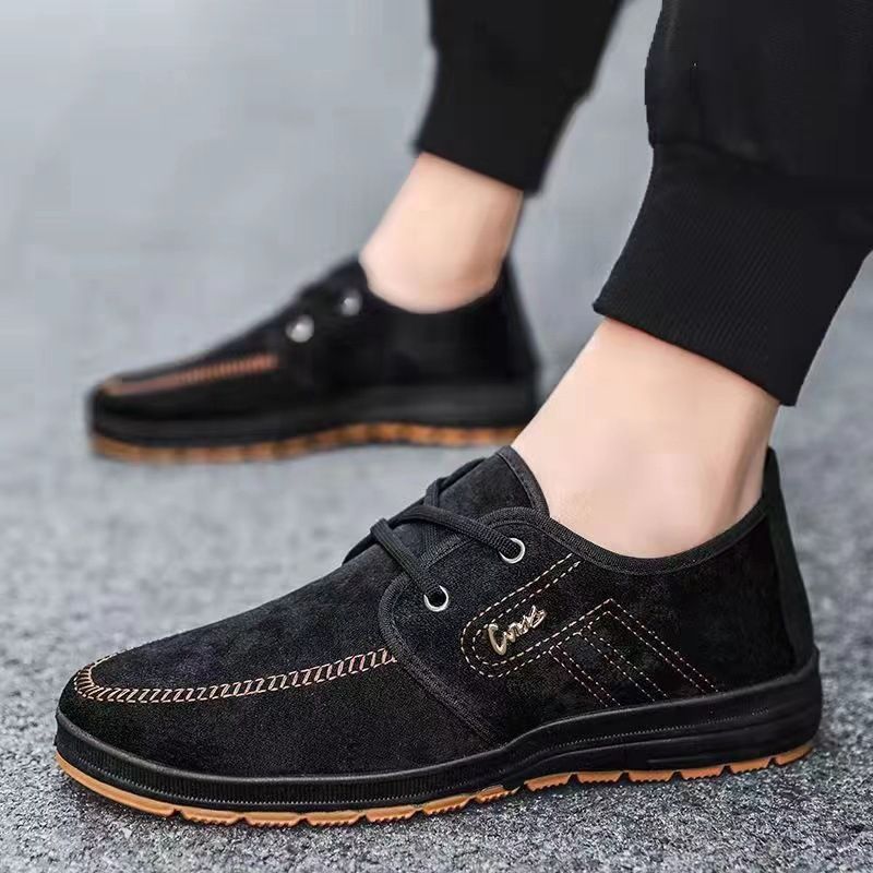 Cool Men Suede Canvas Shoes