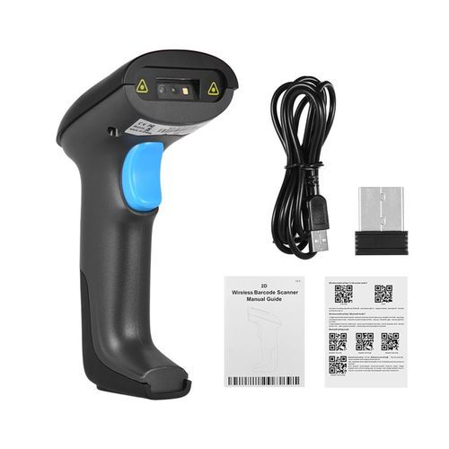 Handheld 3-in-1 Barcode Scanner BT & 2.4G Wireless & Wired