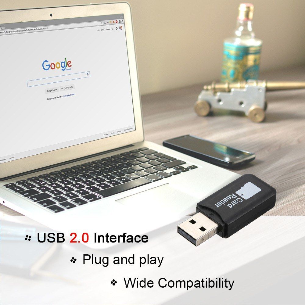 TF Card Reader USB 2.0 Mini Portable