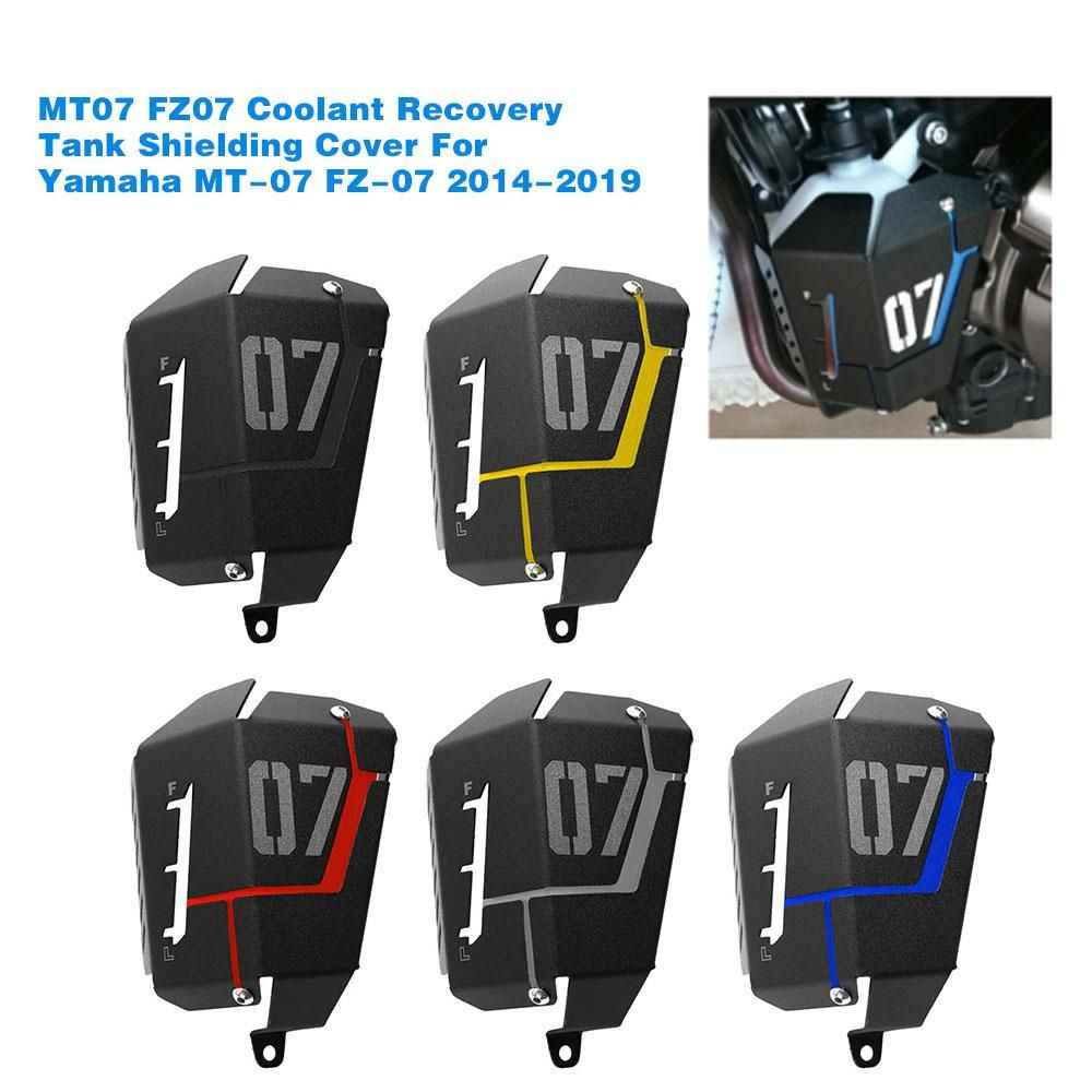 MT07 FZ07 Coolant Recovery Tank Shielding Cover For Yamaha MT-07 FZ-07 2014-2019
