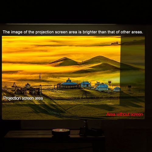 120-inch Portable Projector Screen HD 16:9 Frameless Video