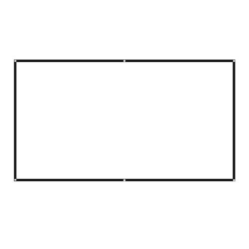 100 Inches Projector Screen Widescreen 16:9 Portable
