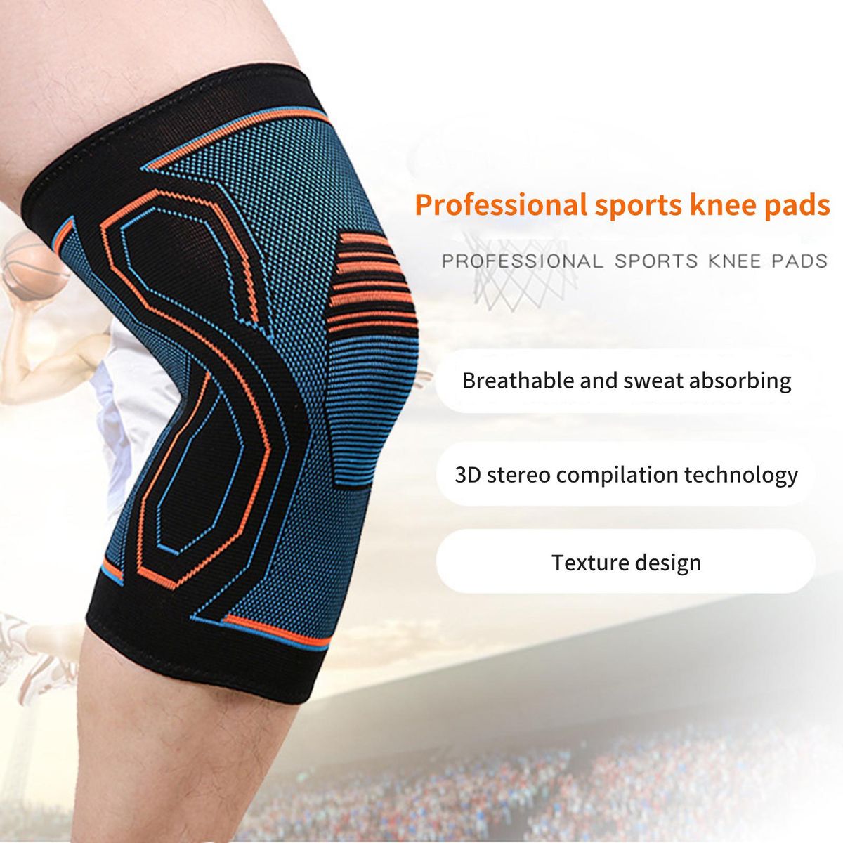 1 Pc Climbing Knee Pad Running Hiking Sports Knee Pad