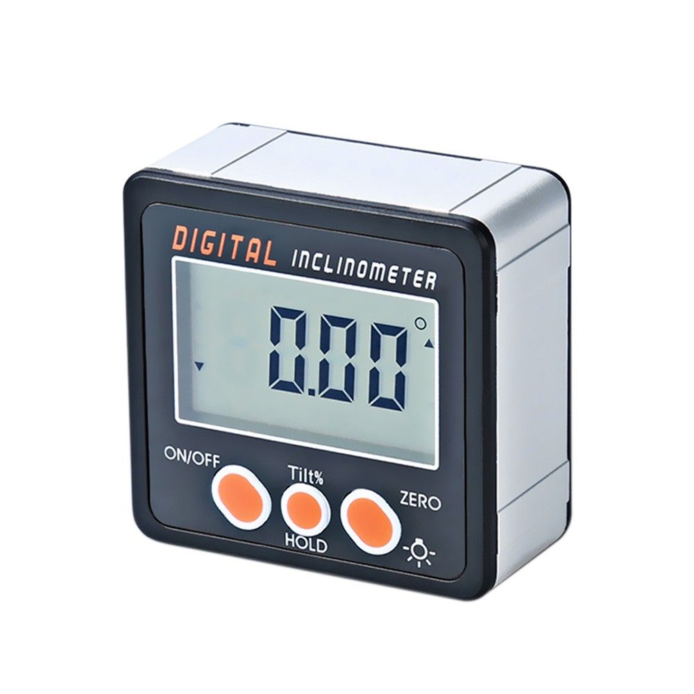 Digital Inclinometer 0-360°Electronic Protractor Aluminum