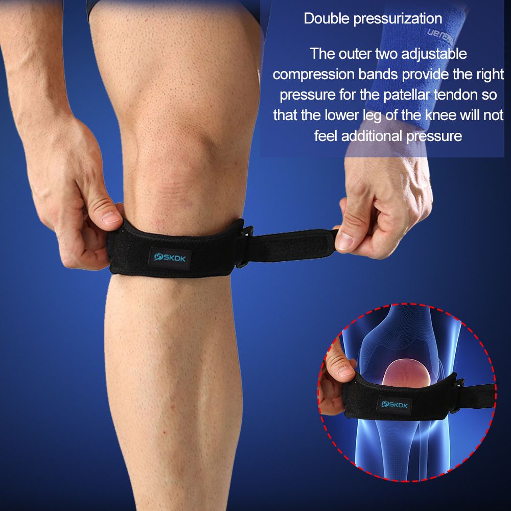 Patella Knee Strap,Knee Brace Sport Support Band（2Pcs）
