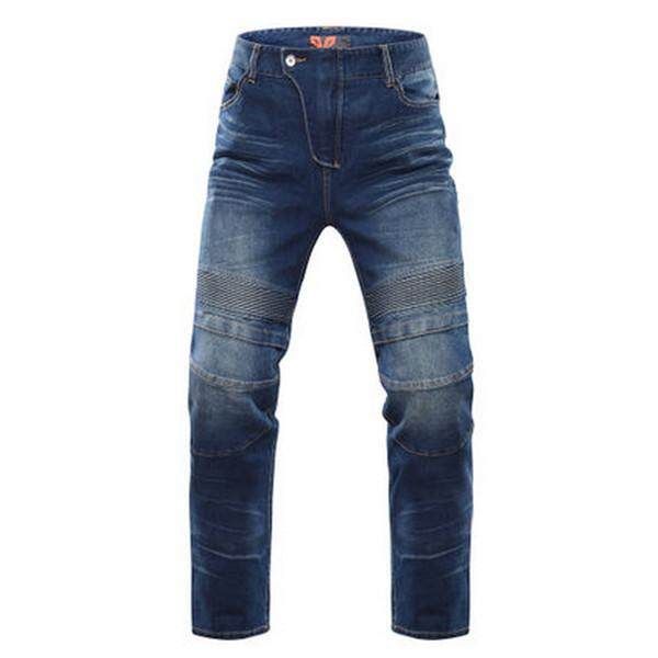 Motorcycle Racing Pants Motorcycle Riding Jeans Pants Male Knight DK-018 Darkblue M