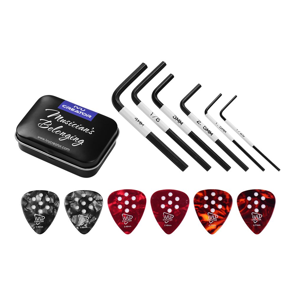Handy Guitar Tool Kit Including 6pcs Allen Wrenches(1.5mm +