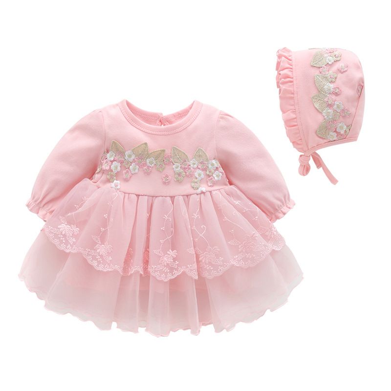 FAITH BABY GIRL CHRISTENING/NAMING CEREMONY GOWN 7 - PINK