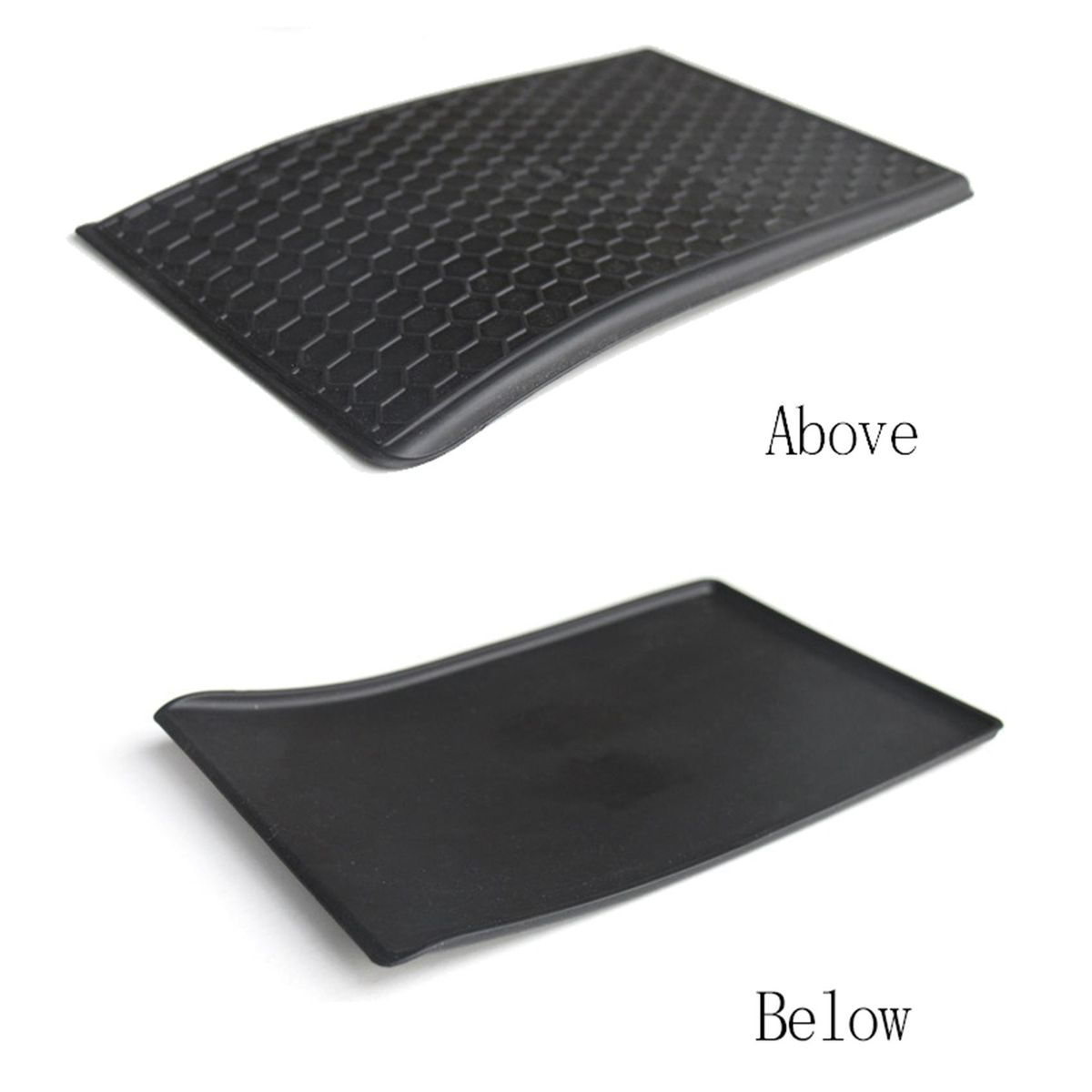 Car Armrest Box Card Holder Pad Anti Slip Mat for Tesla