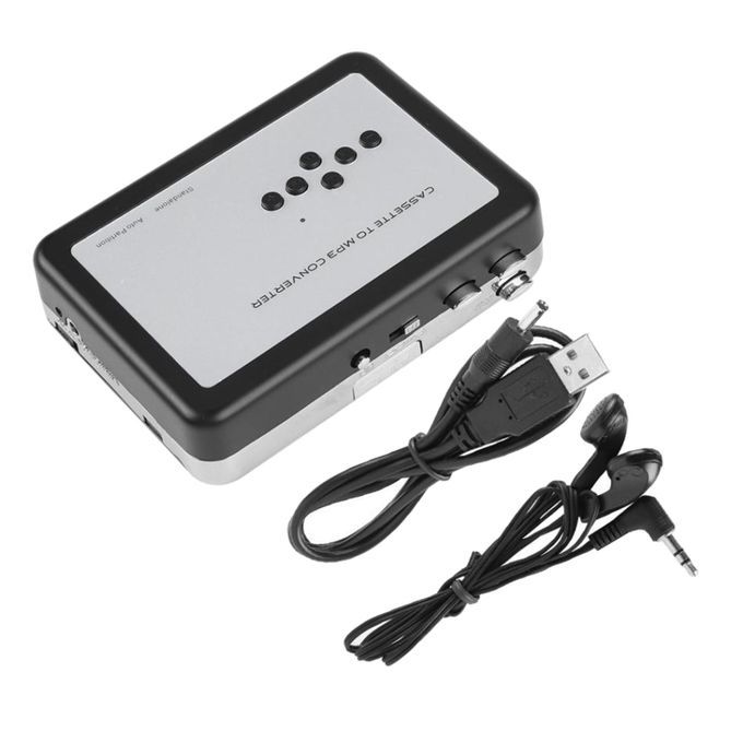 2-In-1 USB Tape Converter Audio Tape To PC Flash Drive No Need