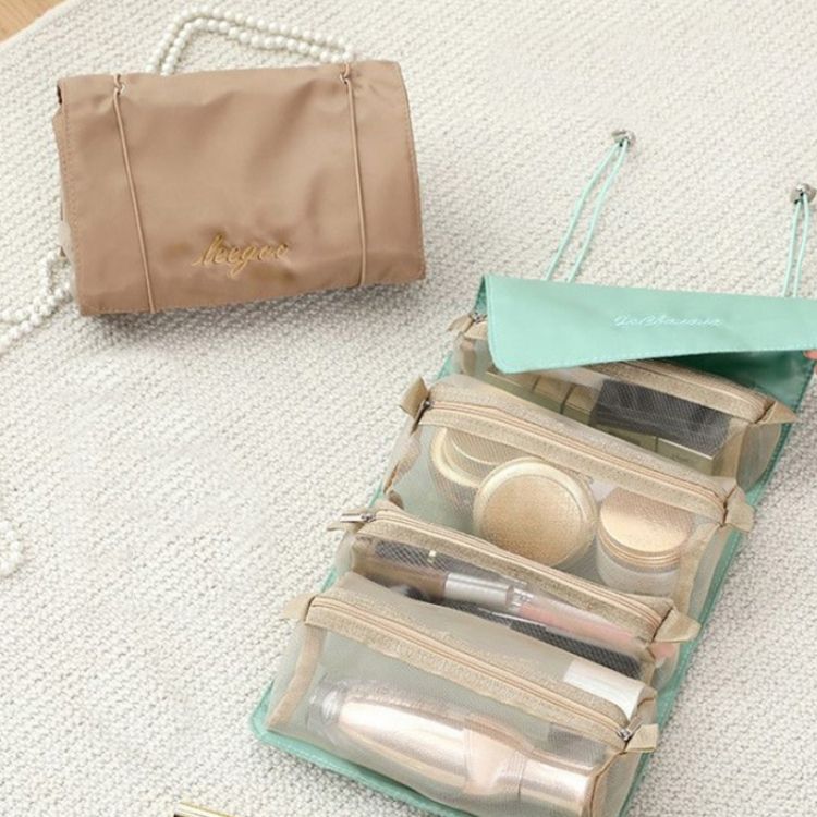 4 In 1 Women Travel Portable Waterproof Cosmetic Bag