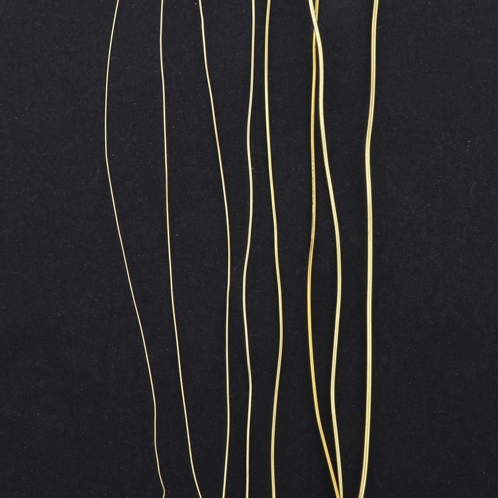 2x Silver/Gold 0.25mm Jewellery Copper Wire For Beading Jewellery