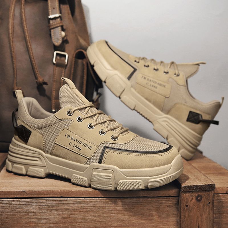 2022 Men's Fashion Korean Casual Shoes Sneakers - Brown