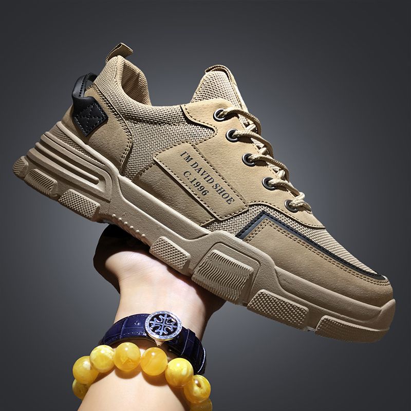 2022 Men's Fashion Korean Casual Shoes Sneakers - Brown