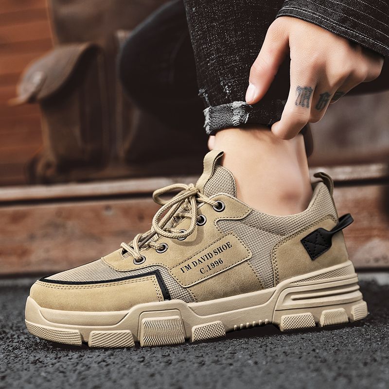 2022 Men's Fashion Korean Casual Shoes Sneakers - Brown