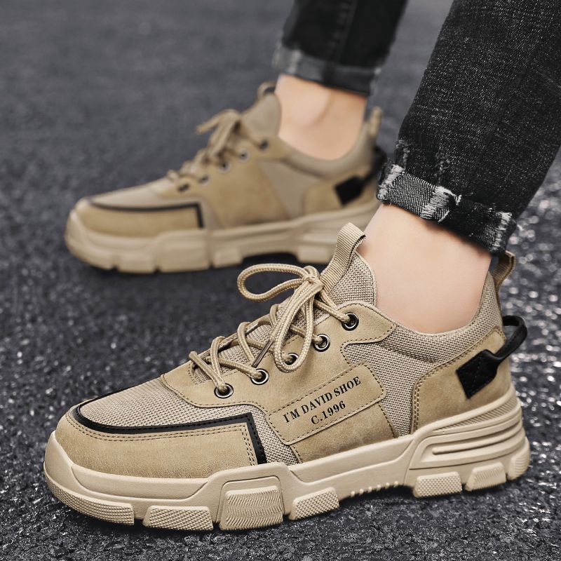 2022 Men's Fashion Korean Casual Shoes Sneakers - Brown