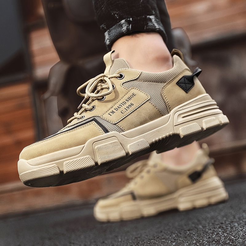 2022 Men's Fashion Korean Casual Shoes Sneakers - Brown