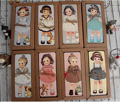 30pcs/lot Girl Doll Mate Series Bookmark Set / Paper Book /