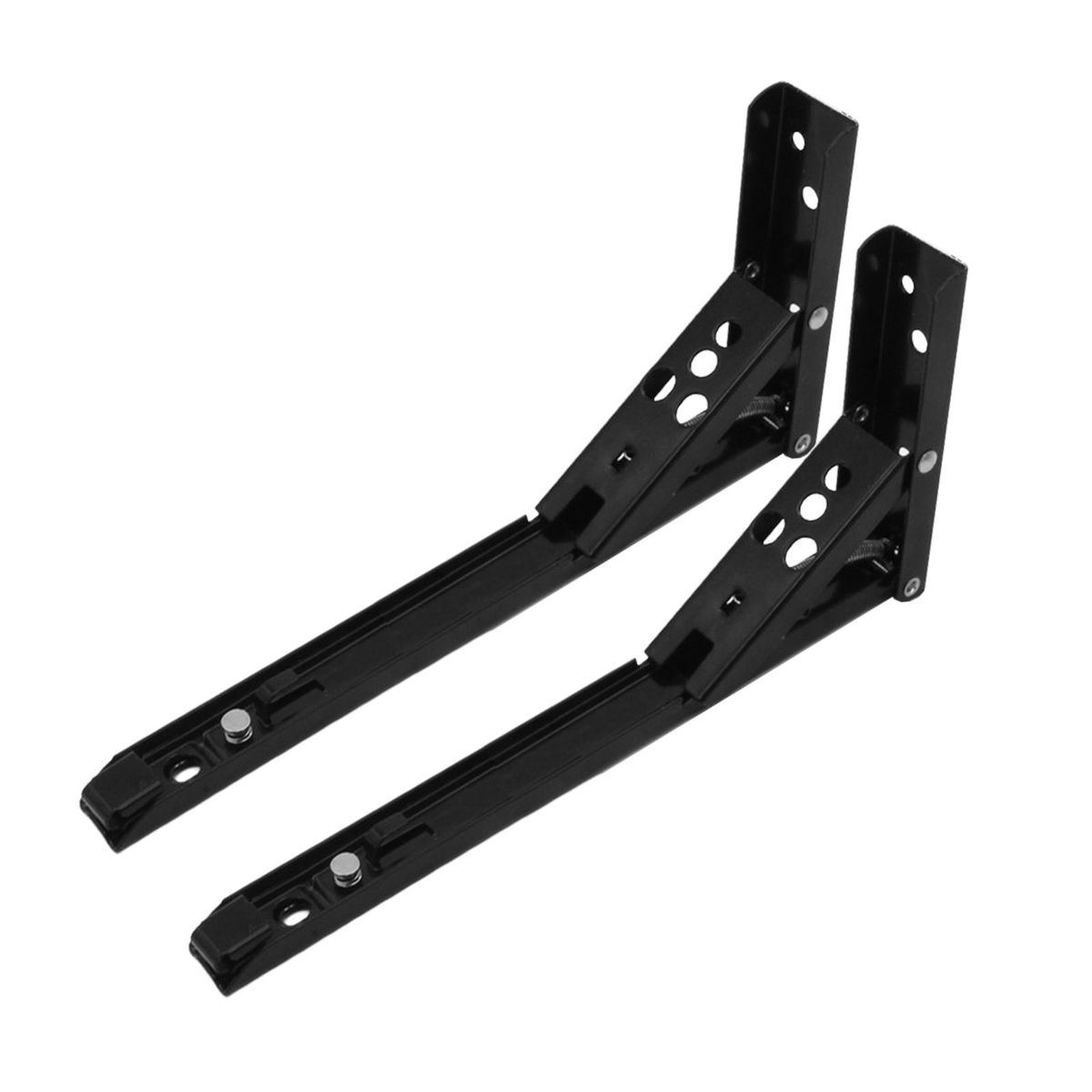 Triangle Folding Angle Bracket Shelf Bracket DIY For 14in Black