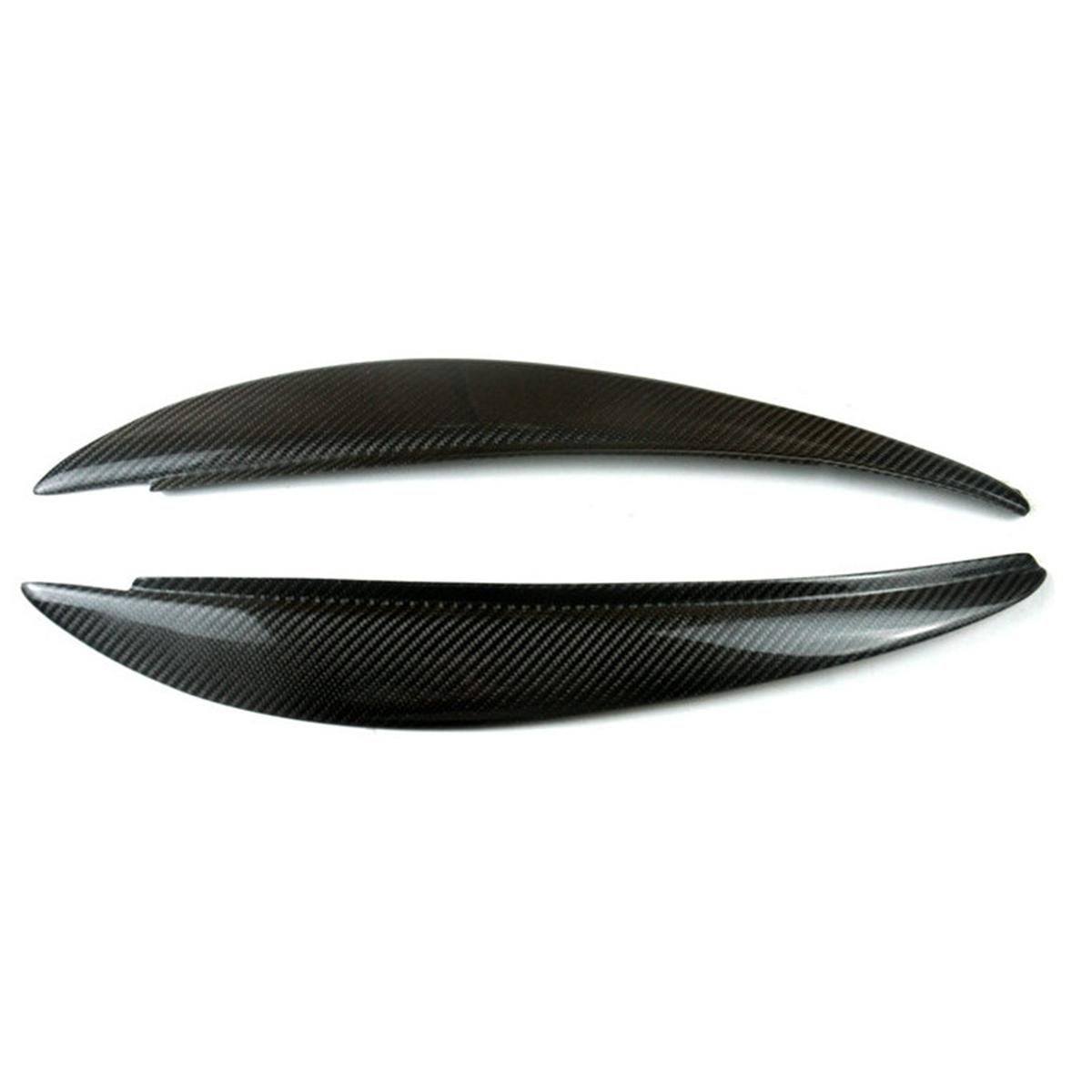 For 2006-2010 Peugeot 206 Carbon Fiber Front Headlight Cover Head