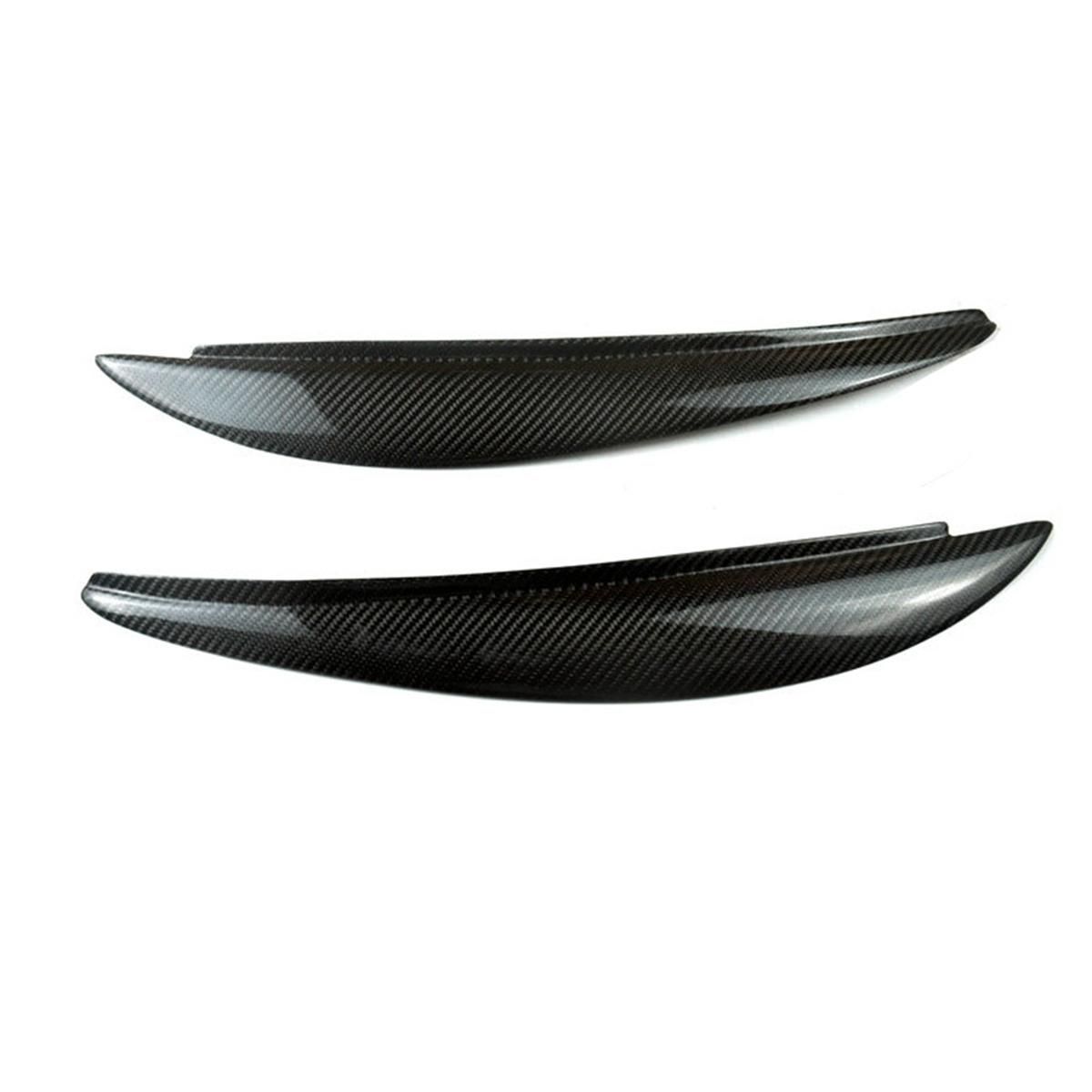 For 2006-2010 Peugeot 206 Carbon Fiber Front Headlight Cover Head