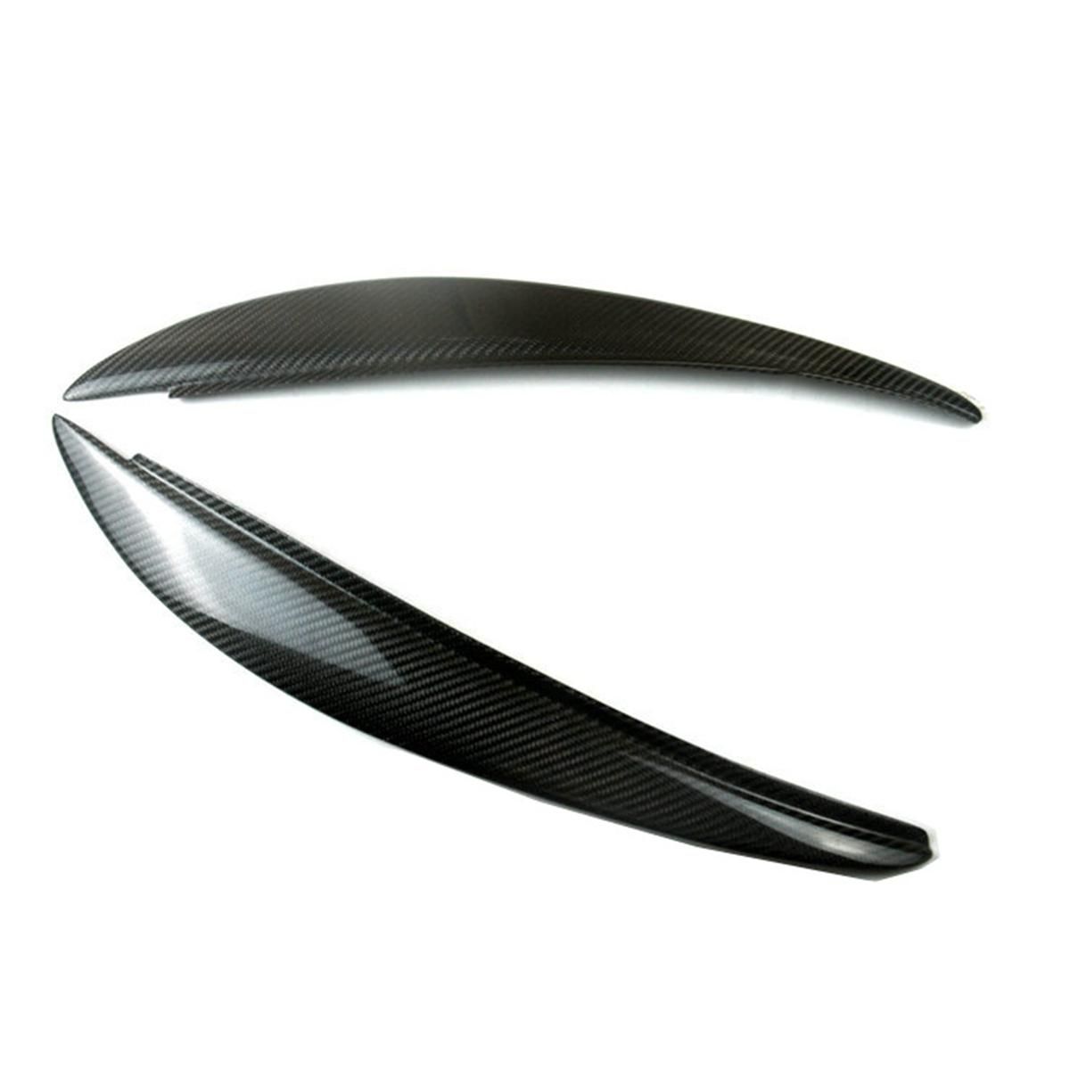 For 2006-2010 Peugeot 206 Carbon Fiber Front Headlight Cover Head