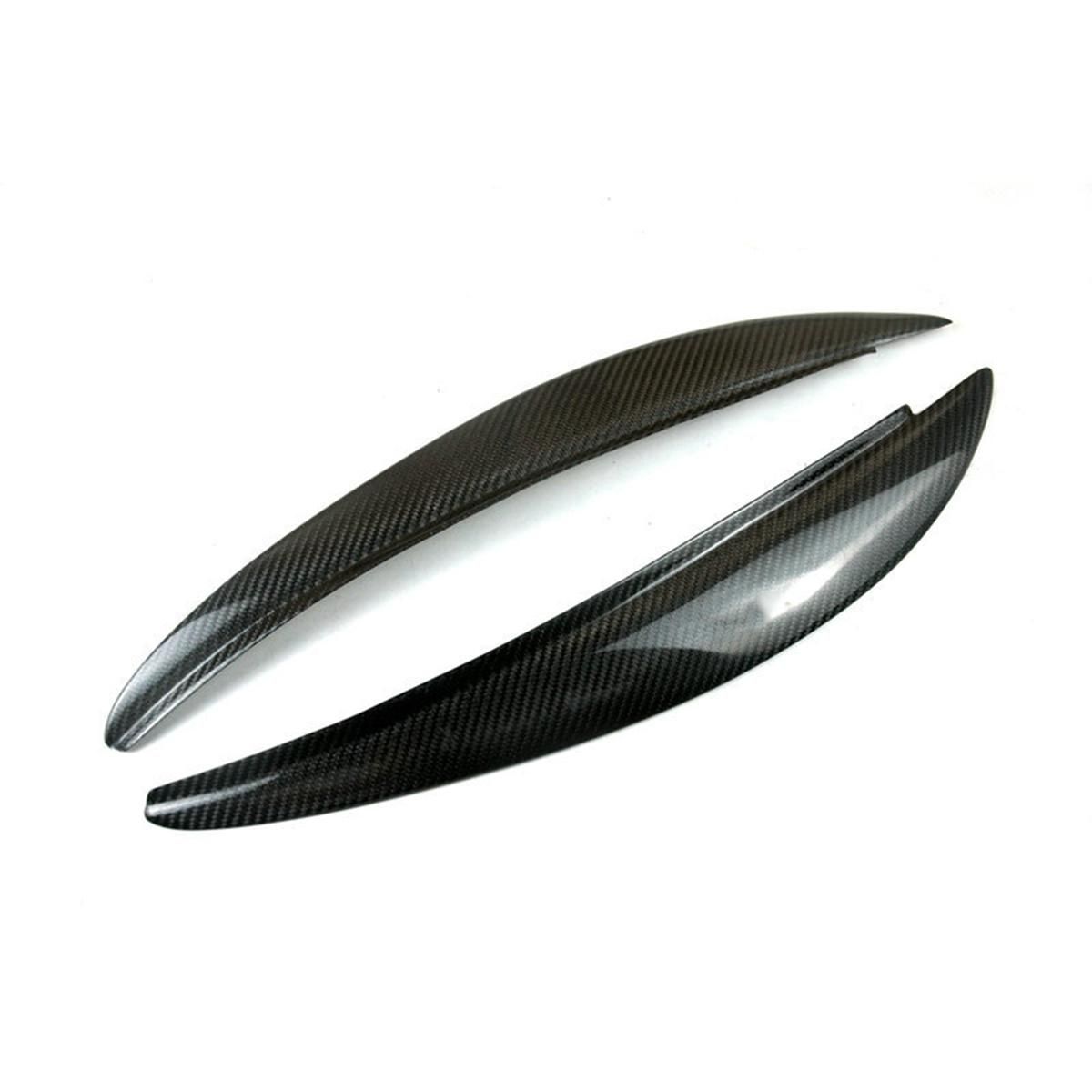 For 2006-2010 Peugeot 206 Carbon Fiber Front Headlight Cover Head