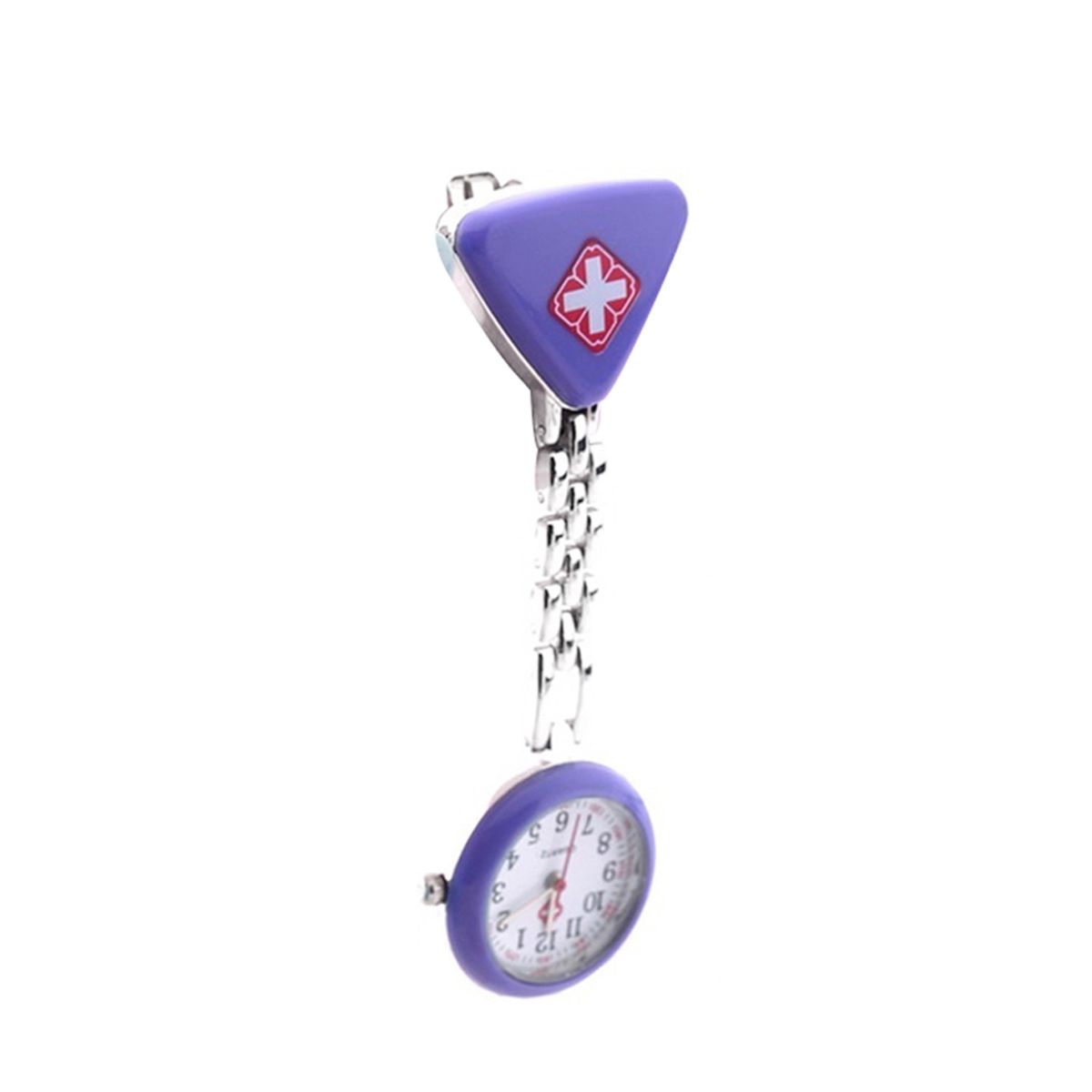Round Triangular Nurse Doctor Watch Hanging-Pink