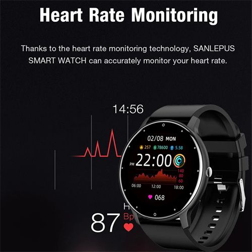 Smart Watch Full Touch Screen Sport Fitness Waterproof