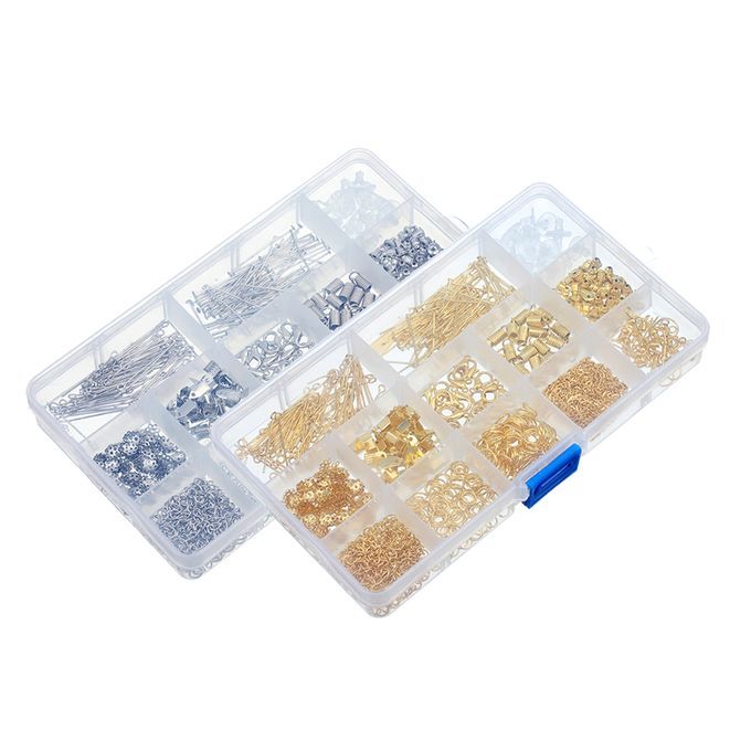 1160xJewelry Making Findings Supply Kit Jump Ring Lobster Clasp