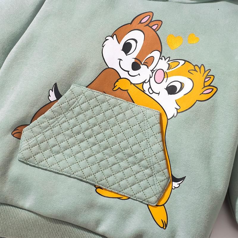 2023 European And American Long-Sleeved Fleece-Lined Girls' Sweater Cute Pullover