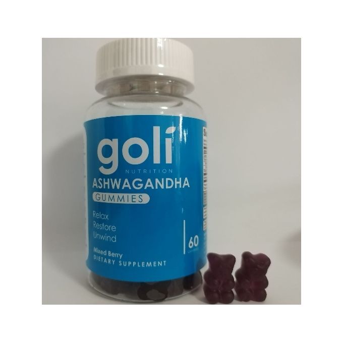 ASHWAGANDHA GUMMIES - 60 Counts (Gummy Bear Shape) 2bottles