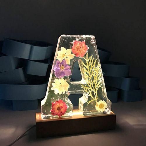 3D Alphabet Epoxy Resin Silicone Mold, DIY Epoxy