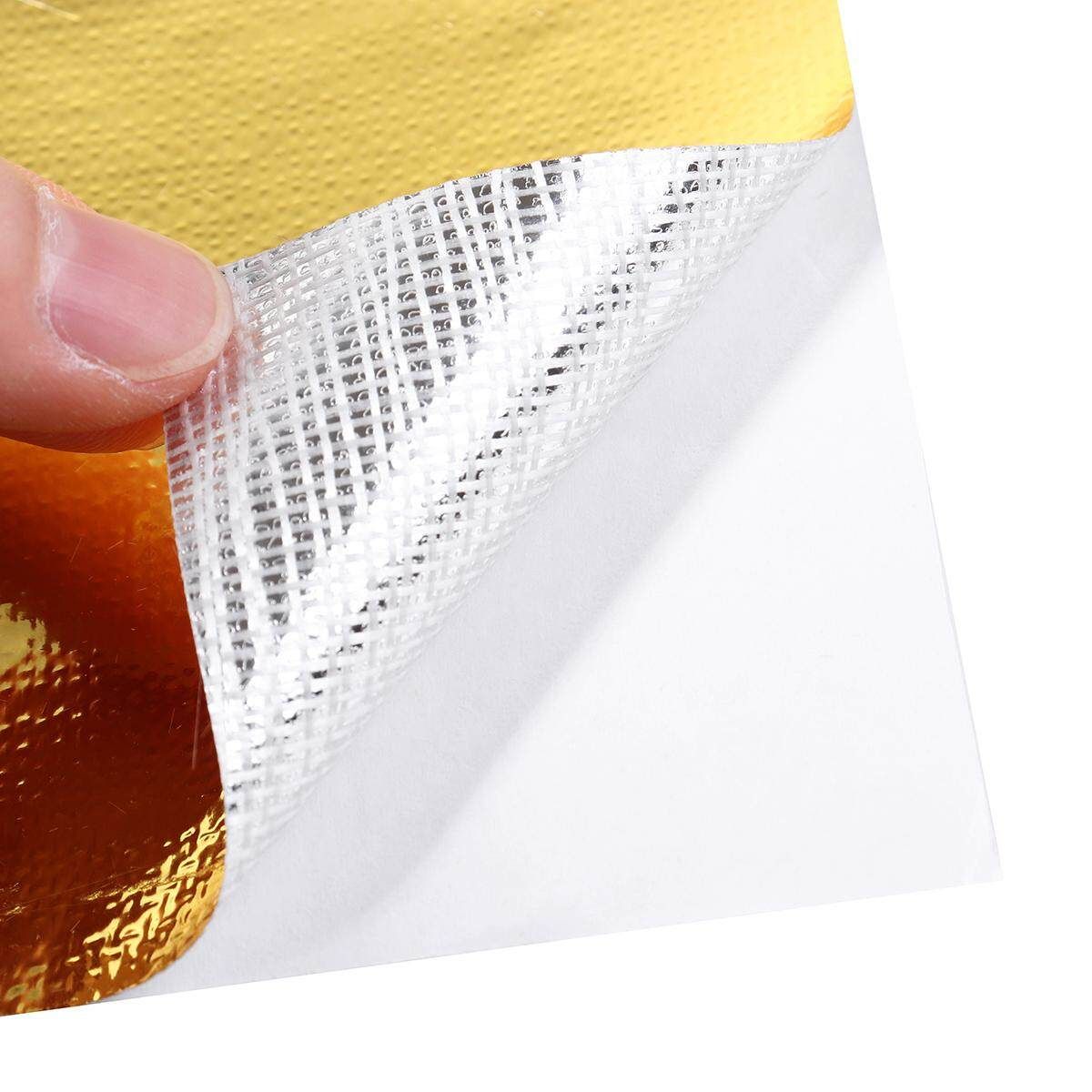 Self Adhesive Reflective Gold High Temperature Heat Shield Wrap Tape