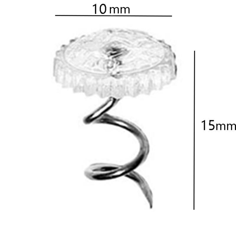 Clear Heads Twist Pins for Upholstery Slipcovers and Bedskirts 100