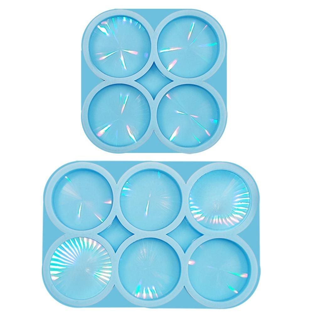 Holographic Light and Shadow Phone Stand Silicone Mold Decorative Sticker Grips Crystal Epoxy Resin Mold A
